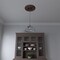 Ekena Millwork Baltimore PVC Medallion (Canopies up to 6 1/2"), 16"OD x 3 1/2"ID x 1"P, Metallic Rust CMP16BADRU - alternate 6